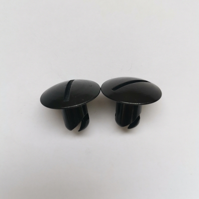 Universal Year Aluminium Quarter Turn Dzus Sprint Car Racing Car Zwart / Zilveren Dome Kopknoppen 1 inch Kop voor 7/16 x.450