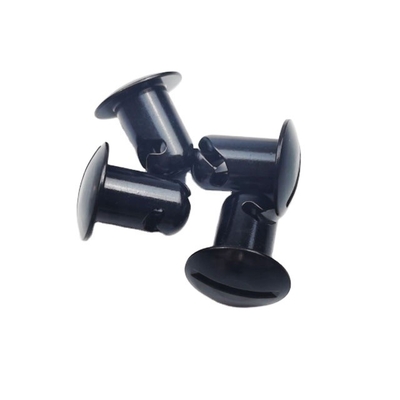 Universal Car Fitment Zwart kwart draai Dzus Stud 7/16 &quot;x.600&quot; Aluminium bevestigingsstuk voor gemakkelijke installatie op zwarte auto's