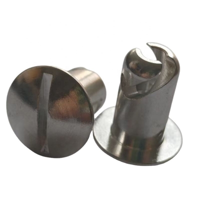 Zilveren aluminium 5/16&quot;.500&quot; 1/4 Quick Turn Dzus Small Head Sprint Car Lichtgewicht