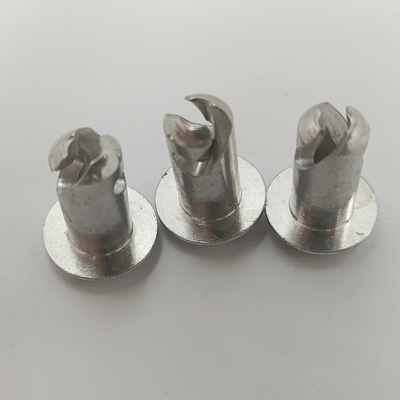 Zilveren aluminium 5/16&quot;.500&quot; 1/4 Quick Turn Dzus Small Head Sprint Car Lichtgewicht