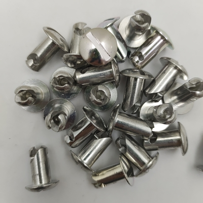 Zilveren aluminium 5/16&quot;.500&quot; 1/4 Quick Turn Dzus Small Head Sprint Car Lichtgewicht