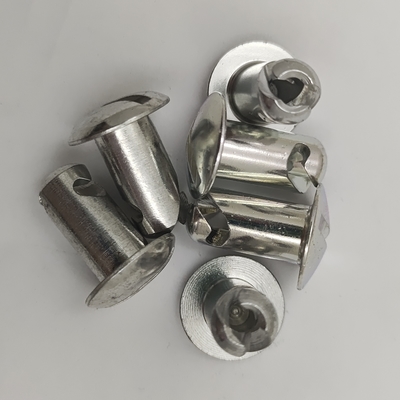 Zilveren aluminium 5/16&quot;.500&quot; 1/4 Quick Turn Dzus Small Head Sprint Car Lichtgewicht