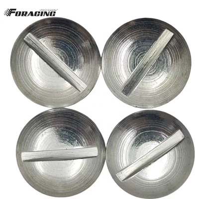 Universal Sprint Car Maxim Steel Quarter Turn Dzus Dome Hoofdknoppen 7/16&quot; X.550&quot; Zilver