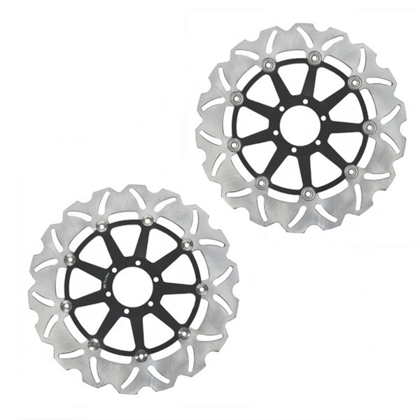 320mm OD voor links rechts APRILIA VLOATING BRAKE DISC ROTORA F1 FUTURA 125 MX 125 RS 125 met 4,5mm Dikte