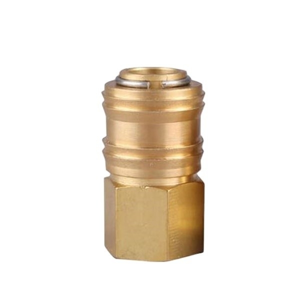 Borersleeve en knopverbinding op maat gesmeed 45 graden Messing vet Nippel 1/4 &quot;-28 UNF met OEM ondersteuning