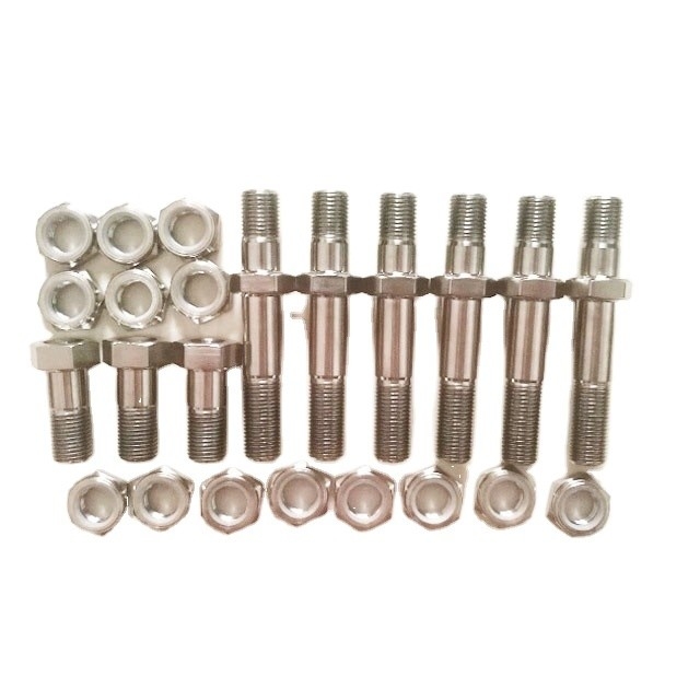 6AL-4V Titanium legering GR5 Finish Bolt Kit voor Sprint Car Race Bolt One Nut Stud Performance