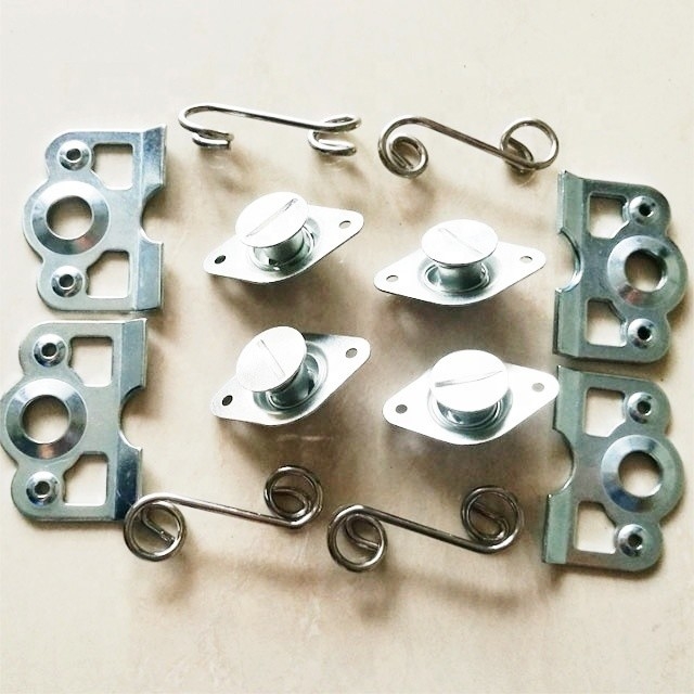Vervang/repareer Sprint Car.500 Tab Plate en Springs Steel Universal 7/16&quot; Zelf Ejecting Dzus voor vervanging