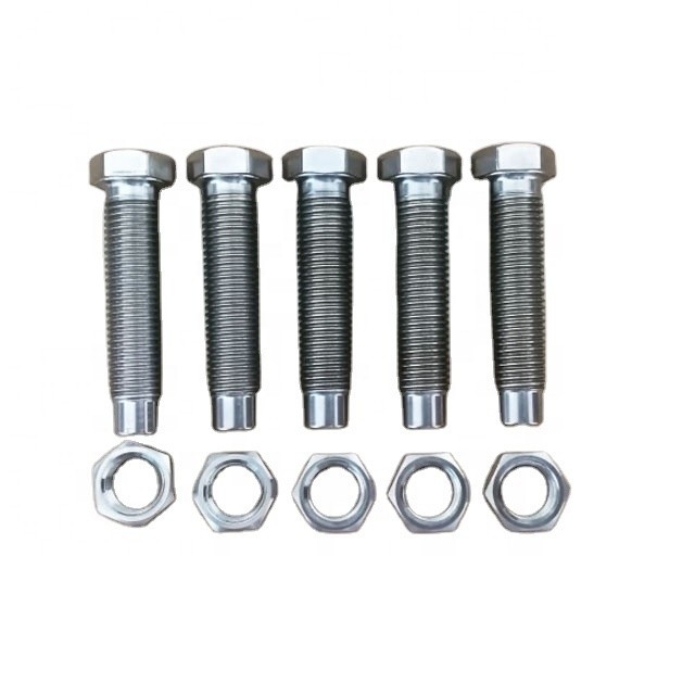 DIN-standaard en titaniumbout 7/16&quot;-20 met 9/16&quot; Hex-noot voor 1-1/8&quot; Torsion Stop Natural Finish