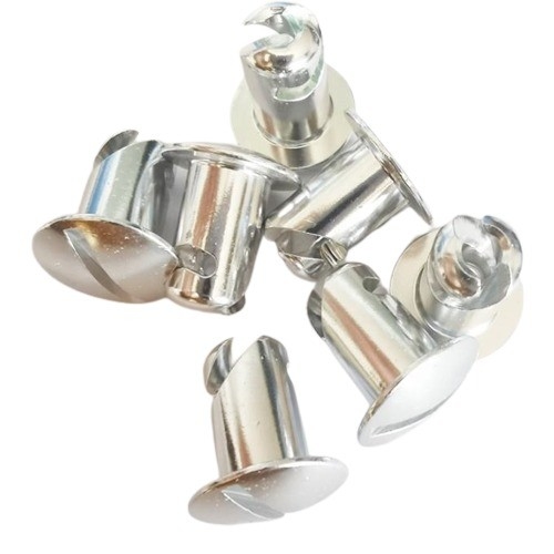 Universele aluminium 7/16&quot; bij.500&quot; 1/4 Quick Turn DOME HEAD Dzus Fasteners Zilveren aluminium voor universele prestaties