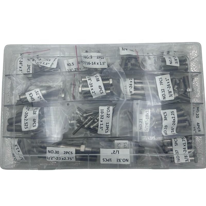 Universele montage SPRINT CAR XXX ONS CHASSIS TITANIUM Triple X Sprint Car Bolt Kit Compleet Grade 8 OF Q/C R/R S/P PLUS BOLT KIT