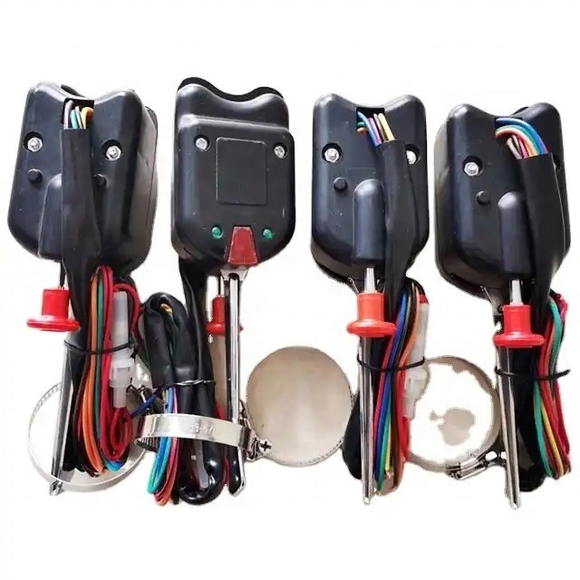 Street Hot Rod Universal Turn Signal Switch met gevaar en chroomkolom montage Universele installatie