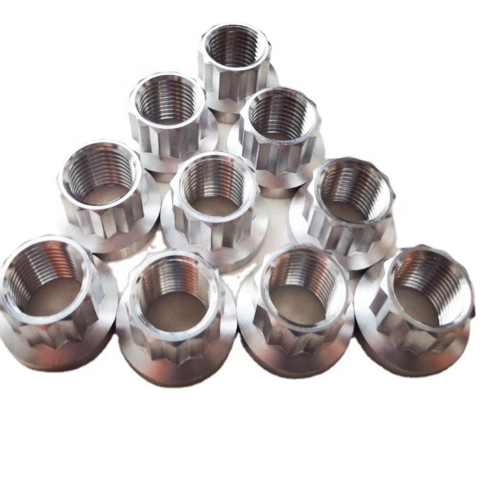Universele 12 punt flens moeren 3/8-24 draad 7/16&quot; SOCKET/WRENCH gemaakt van hoge sterkte titanium legering voor veelzijdigheid