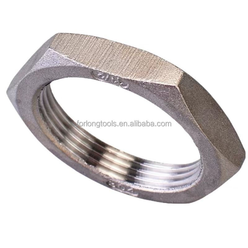 Imperial Inch Measurement System Roestvrij staal Hex Jam Nut 7/16-20 Thin Nut Hexagon Standard Size voor gemakkelijke installatie