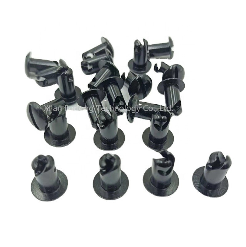 Universal Car Fitment Steel Dome Head Quarter Turn Buttons Dzus 5/16&quot;*0.5&quot; Zwart met eenvoudige installatie
