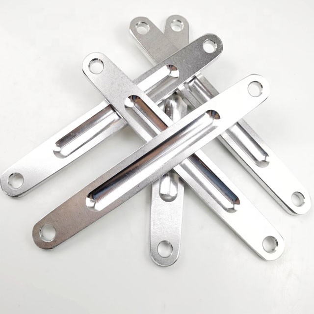 Universal 3/8&quot; Hole Dia Zilver en Zwart Afwerking Aluminium Jacobs Ladder Straps 5.0mm Dikte voor Sprint Car