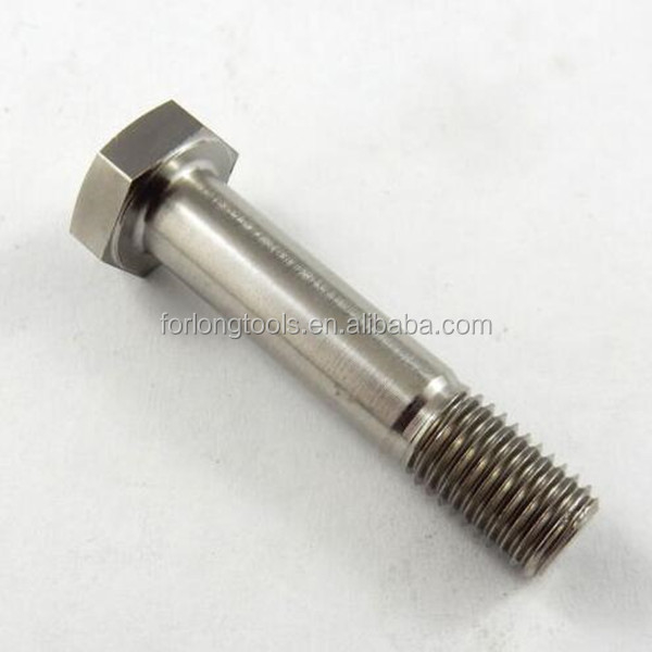 6AL-4V titanium legering natuurlijke afwerking Hex hoofdbout 1/2 &quot;-20 x 4.5&quot; zware constructie essentiële component