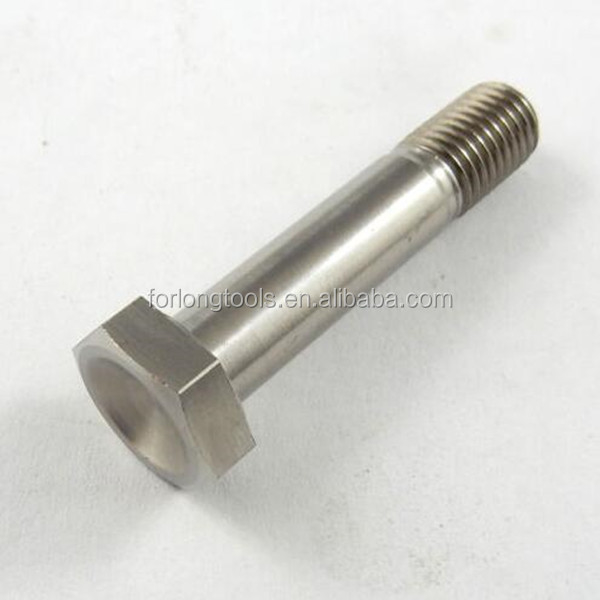 DIN Standard GR5 Titanium Hex Head Bolt 1/2&quot;-20 x 4.5&quot; Stud Bolts met natuurlijke afwerking 6AL-4V Titanium Alloy