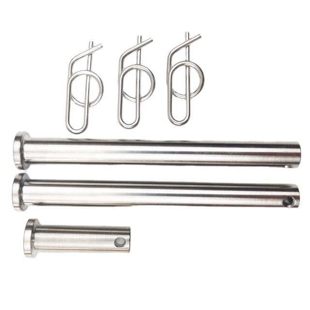 Industrial Grade Titanium Jacobs Ladder Pin Kit met Clip Natural Finish DIN Standard Gr5 3/8 x3.71 en 1/2x1.3