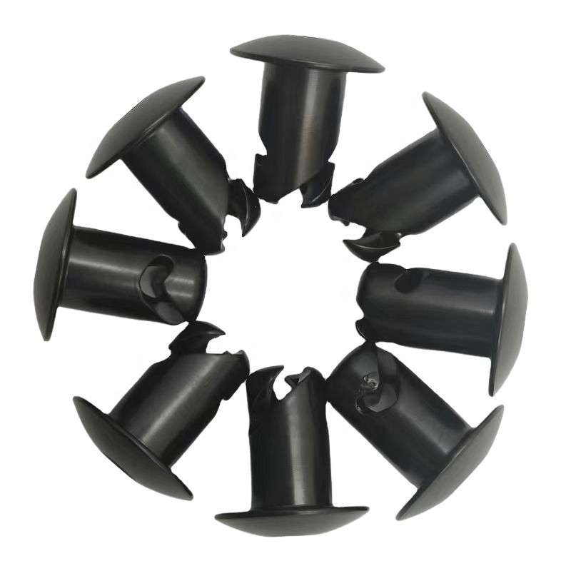 Universele 7/16&quot; Aluminium Dzus Stud Dome Head.500 Black Quarter Turn Fasteners De beste keuze voor Sprint Car Customization