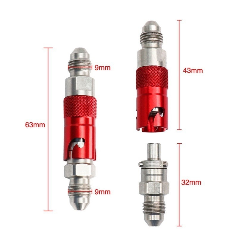 Universal AN3 Aluminium Brake Quick Disconnect Line -3 voor standaard auto montage en super race top prestaties