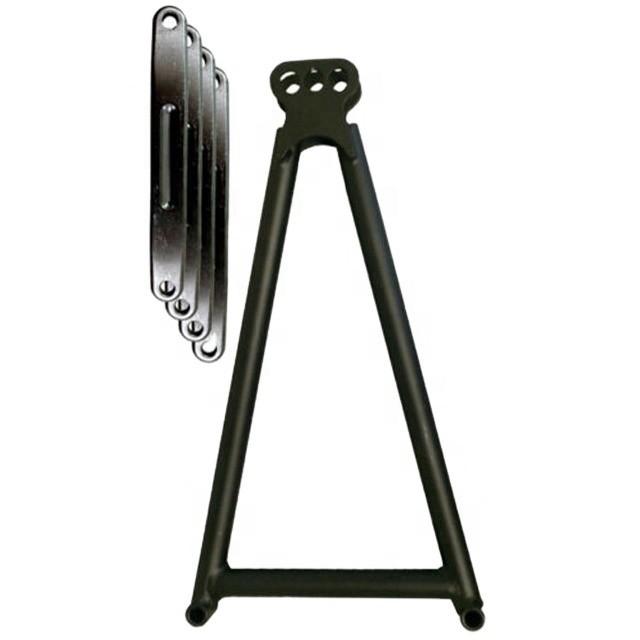 13-5/8&quot; Chromoly 4130 Sprint Car Racing Zwarte Jacobs Ladder Kit met 7&quot; Riem